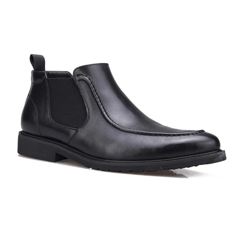 High Quality Genuine Leather mens chelsea boots shoes all-match cowhide cashmere cotton wool men's Riding's boots autumn winter
High Quality Genuine Leather mens chelsea boots shoes all-match cowhide cashmere cotton wool men's Riding's boots autumn winter