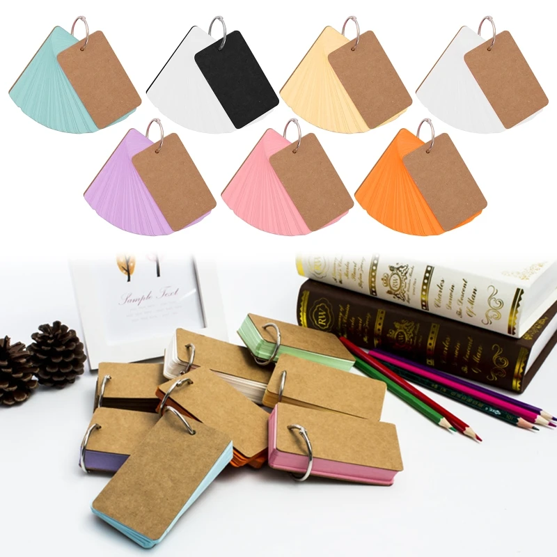 100 Sheets Heavy Index Cards Blank Study Cards with Binder Ring Memo Card DIY Note Book Message Card with Loose Leaf Ring Design
100 Sheets Heavy Index Cards Blank Study Cards with Binder Ring Memo Card DIY Note Book Message Card with Loose Leaf Ring Design