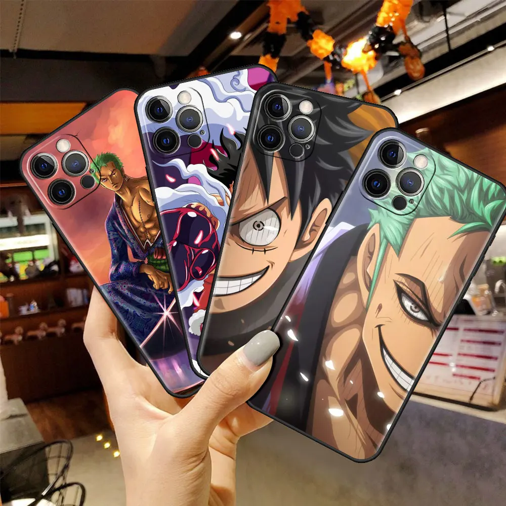 Mobile Phones Case for Apple iPhone 13 Pro 11 12Pro 7 8 Plus SE Black Silicone XR X XS 6 6S Celular Cover One Pieces Anime 
Mobile Phones Case for Apple iPhone 13 Pro 11 12Pro 7 8 Plus SE Black Silicone XR X XS 6 6S Celular Cover One Pieces Anime