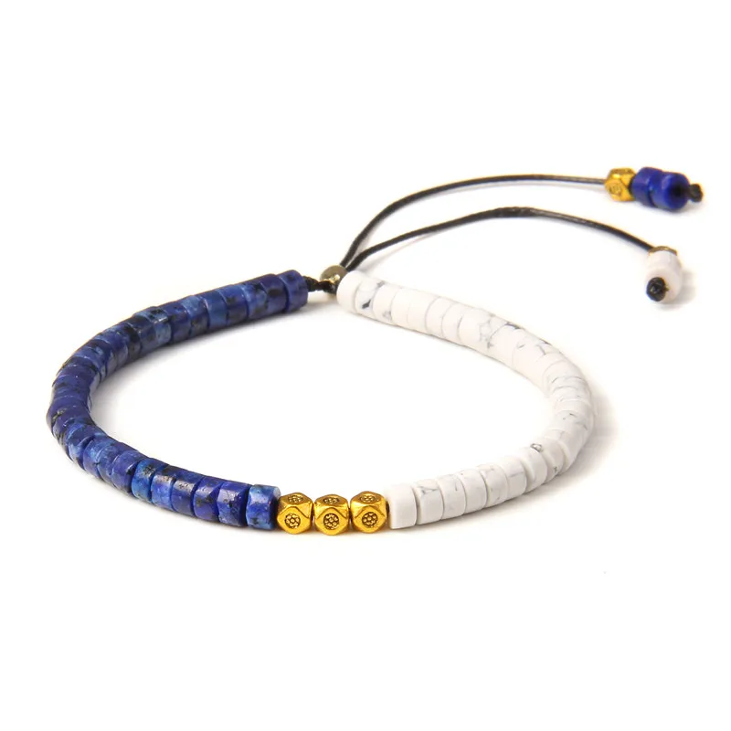 Natural Sea Sediment Braided Bracelet Imperial Howlite Stone Beads Bracelets For Women Men Adjustable Wristbands Ethinc Jewelry
Natural Sea Sediment Braided Bracelet Imperial Howlite Stone Beads Bracelets For Women Men Adjustable Wristbands Ethinc Jewelry