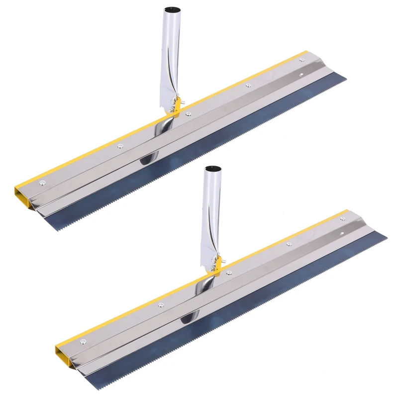 2X Notched Squeegee Epoxy Cement Painting Coating Self Leveling Flooring Gear Rake Construction Tools Part
2X Notched Squeegee Epoxy Cement Painting Coating Self Leveling Flooring Gear Rake Construction Tools Part