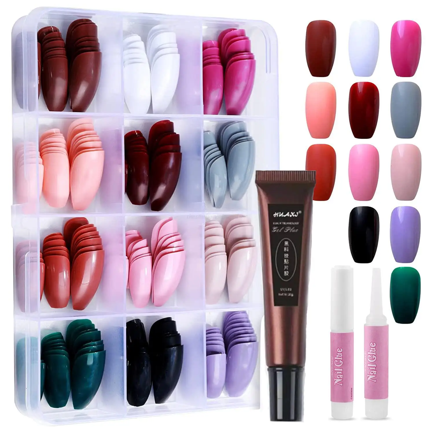 288pcs Short Fake Nails False Ballerina Coffin Press on Nails 12 Sets Solid Color Matte False Nail Tips Full Cover False Tip Set 
288pcs Short Fake Nails False Ballerina Coffin Press on Nails 12 Sets Solid Color Matte False Nail Tips Full Cover False Tip Set