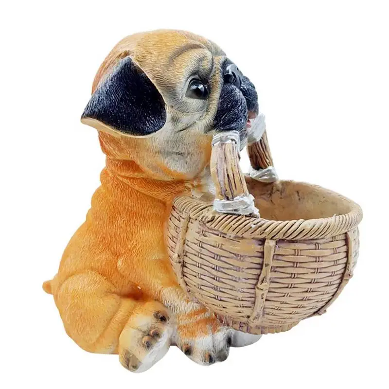 Resin Dog Storage Statue Succulents Plant Pot Dog Statue With Keys Storage Basket Cute Crafts Ornament For Living Room Bedroom
Resin Dog Storage Statue Succulents Plant Pot Dog Statue With Keys Storage Basket Cute Crafts Ornament For Living Room Bedroom