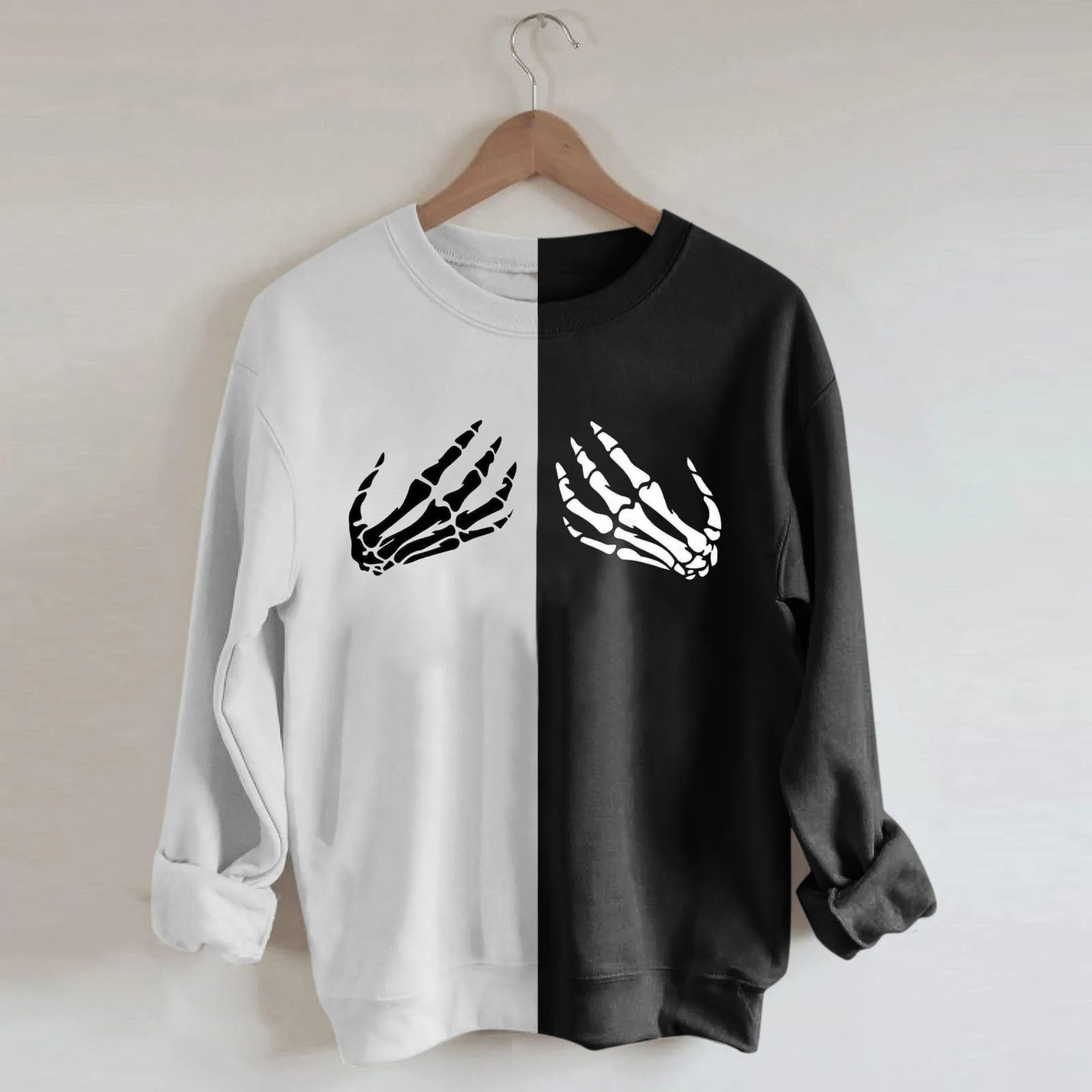 Baggy Sweat Shirts Women Halloween Sweatshirt For Women Vintage Bleached Long Sleeve Shirts Trendy Womens Sweatshirt Tall
Baggy Sweat Shirts Women Halloween Sweatshirt For Women Vintage Bleached Long Sleeve Shirts Trendy Womens Sweatshirt Tall