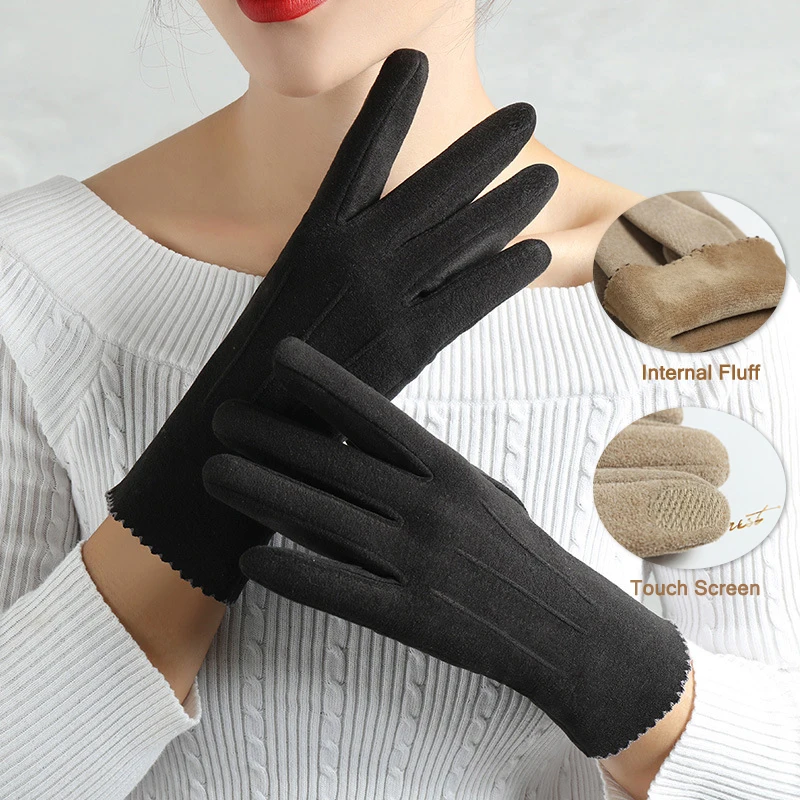 New Elegance Vintage Windproof Touch Screen Gloves Women Winter Full Finger Hand Warmer Skin-Friendly Soft Glove Female Guantes
New Elegance Vintage Windproof Touch Screen Gloves Women Winter Full Finger Hand Warmer Skin-Friendly Soft Glove Female Guantes