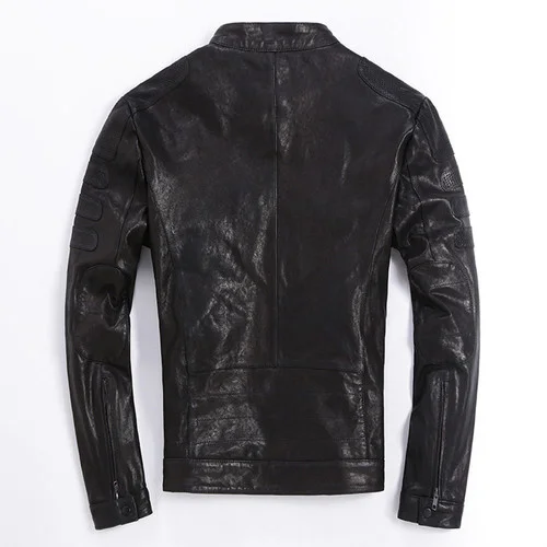 Sheepskin Leather Jacket Men Vintage Natural High Coat Spring Autumn Men's Motorcycle quality Chaquetas Hombre Genuine
Sheepskin Leather Jacket Men Vintage Natural High Coat Spring Autumn Men's Motorcycle quality Chaquetas Hombre Genuine