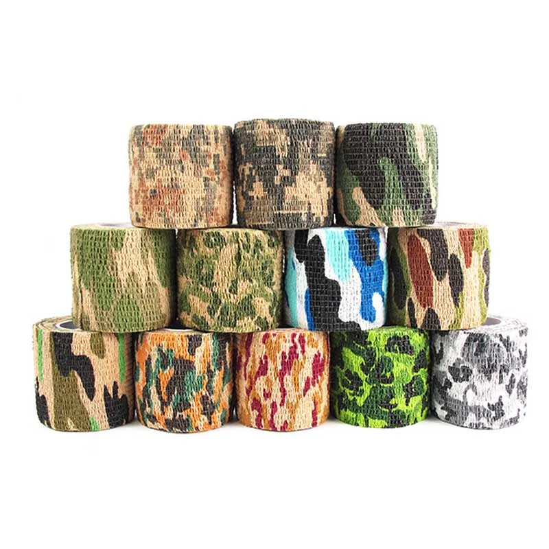 4.5m Camouflage Elastic Wrap Tape Hunt Disguise Elastoplast Self Adhesive Sports Protector Knee Finger Ankle Athletic Bandage
4.5m Camouflage Elastic Wrap Tape Hunt Disguise Elastoplast Self Adhesive Sports Protector Knee Finger Ankle Athletic Bandage