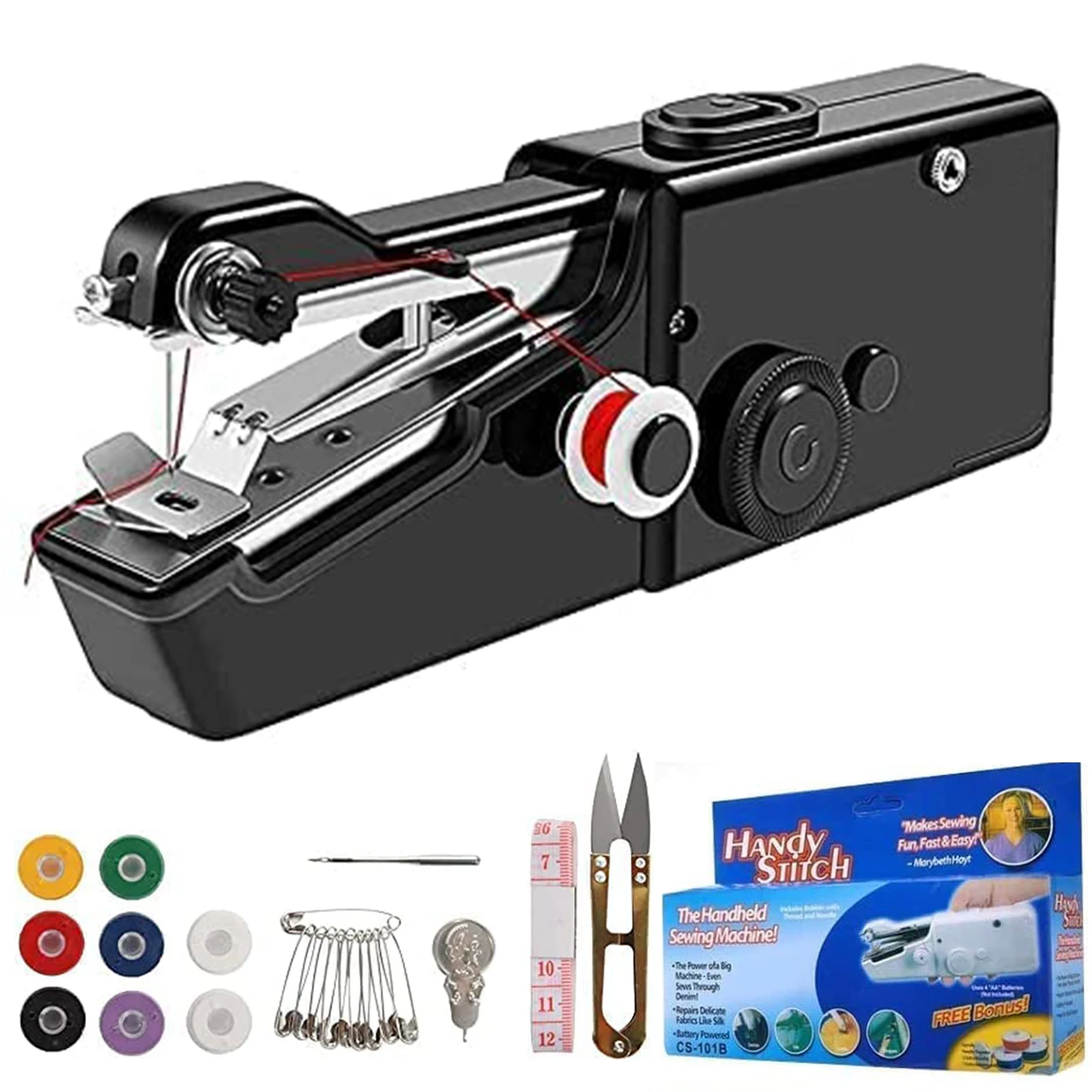 Portable Handheld Sewing Machine Mini Stitch Sew Needlework Cordless Clothes Fabrics Electric Sewing Machine
Portable Handheld Sewing Machine Mini Stitch Sew Needlework Cordless Clothes Fabrics Electric Sewing Machine