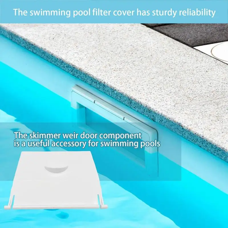 Swimming Pool Skimmer Lid 14.5*12.5*1.8cm Plastic Skimmer Cover Weir Door Flap Replacement For Ground Swimming Pool Dropship
Swimming Pool Skimmer Lid 14.5*12.5*1.8cm Plastic Skimmer Cover Weir Door Flap Replacement For Ground Swimming Pool Dropship