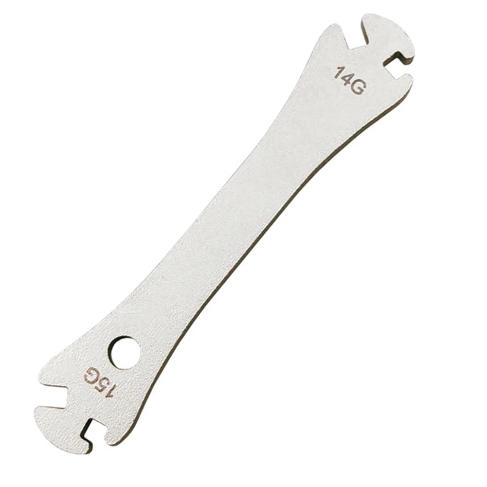 For 14/15g Spokes Bicycle Wheel Spoke Wrench Stainless Steel Tightening Correction Repair Wire Wrench Multinational
For 14/15g Spokes Bicycle Wheel Spoke Wrench Stainless Steel Tightening Correction Repair Wire Wrench Multinational