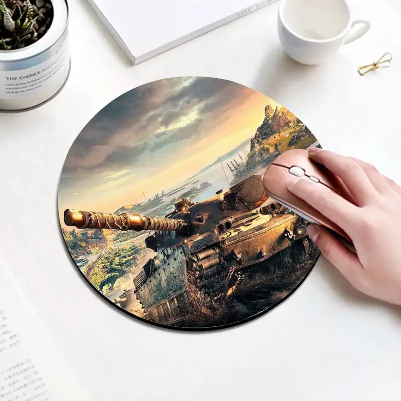 World Of Tanks Rubber Mouse Durable Desktop Mousepad Round Desk Mat Gamer Gaming keyboard Mat For PC Laptop Round Mouse Pad
World Of Tanks Rubber Mouse Durable Desktop Mousepad Round Desk Mat Gamer Gaming keyboard Mat For PC Laptop Round Mouse Pad