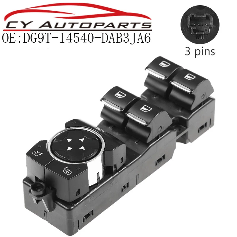 New Power Window Switch For Ford Modeo 2013 DG9T-14540-DAB3JA6 DG9T14540DAB3JA6 Switch Button
New Power Window Switch For Ford Modeo 2013 DG9T-14540-DAB3JA6 DG9T14540DAB3JA6 Switch Button