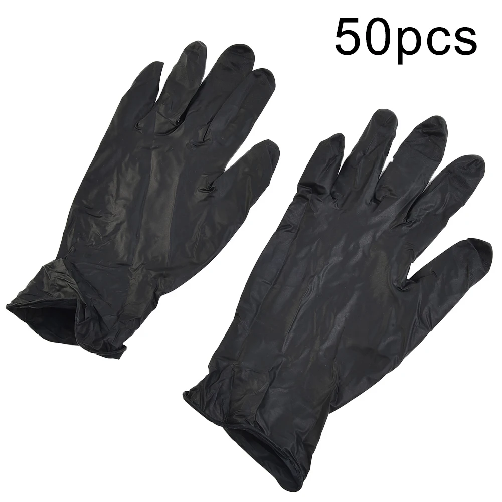 50pcs Disposable Black Gloves For Household Cleaning Work Safety Tools Rubber Antistatic Gardening Gloves
50pcs Disposable Black Gloves For Household Cleaning Work Safety Tools Rubber Antistatic Gardening Gloves