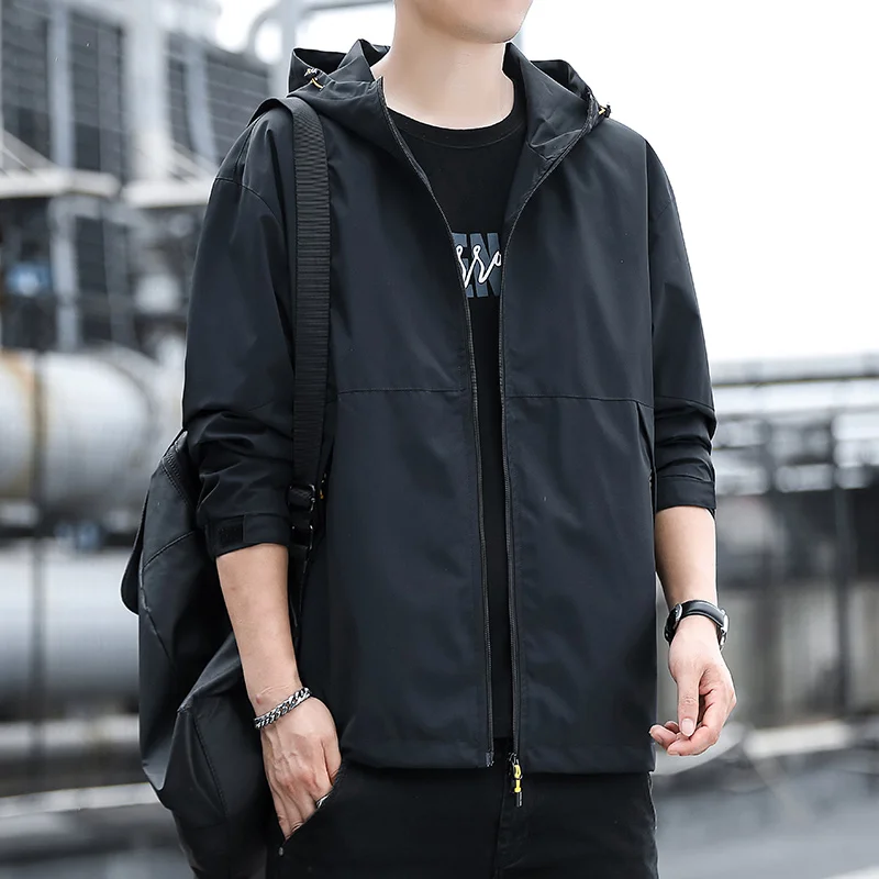 Man Black Windbreaker Windproof Waterproof For 2023 Spring Autumn Zip Up Jacket Men's Streetwear Bomber Clothes OverSize 5XL 6XL 
Man Black Windbreaker Windproof Waterproof For 2023 Spring Autumn Zip Up Jacket Men's Streetwear Bomber Clothes OverSize 5XL 6XL