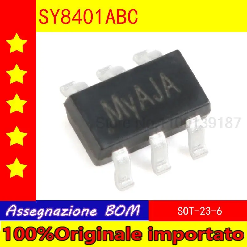 10 шт./лот домашняя мебель SY8401ABC печать My SOT - 23-6 асинхронный понижающий стабилизатор напряжения постоянного тока
10 шт./лот домашняя мебель SY8401ABC печать My SOT - 23-6 асинхронный понижающий стабилизатор напряжения постоянного тока