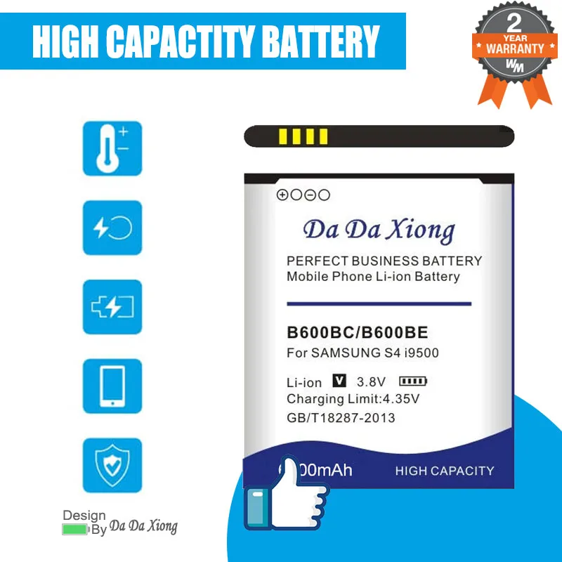 

6900mAh B600BC B600BE Battery For Samsung Galaxy S4 I9500 I9505 I9506 I9502 I9515 I9507 I9508 I959 I337 Active I9295 Grand 2