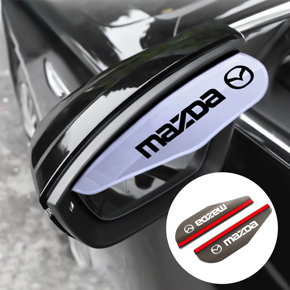 2Pcs Car Rearview Mirror Rainproof Eyebrow Rain Covers Flexible New Rubber Rain Blade For Mazda 2 3 MS 6 CX-5 CX3 CX5 Artzma RX8
2Pcs Car Rearview Mirror Rainproof Eyebrow Rain Covers Flexible New Rubber Rain Blade For Mazda 2 3 MS 6 CX-5 CX3 CX5 Artzma RX8