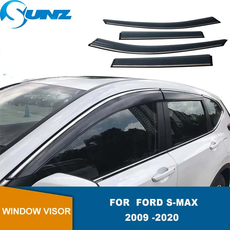 Окно щит для Ford S-MAX 2009 2010 2011 2012 2013 2014 2015 2016 2017 2018 2019 2020 Окно Дождь Защитная крышка окна козырек SUNZ 
Окно щит для Ford S-MAX 2009 2010 2011 2012 2013 2014 2015 2016 2017 2018 2019 2020 Окно Дождь Защитная крышка окна козырек SUNZ