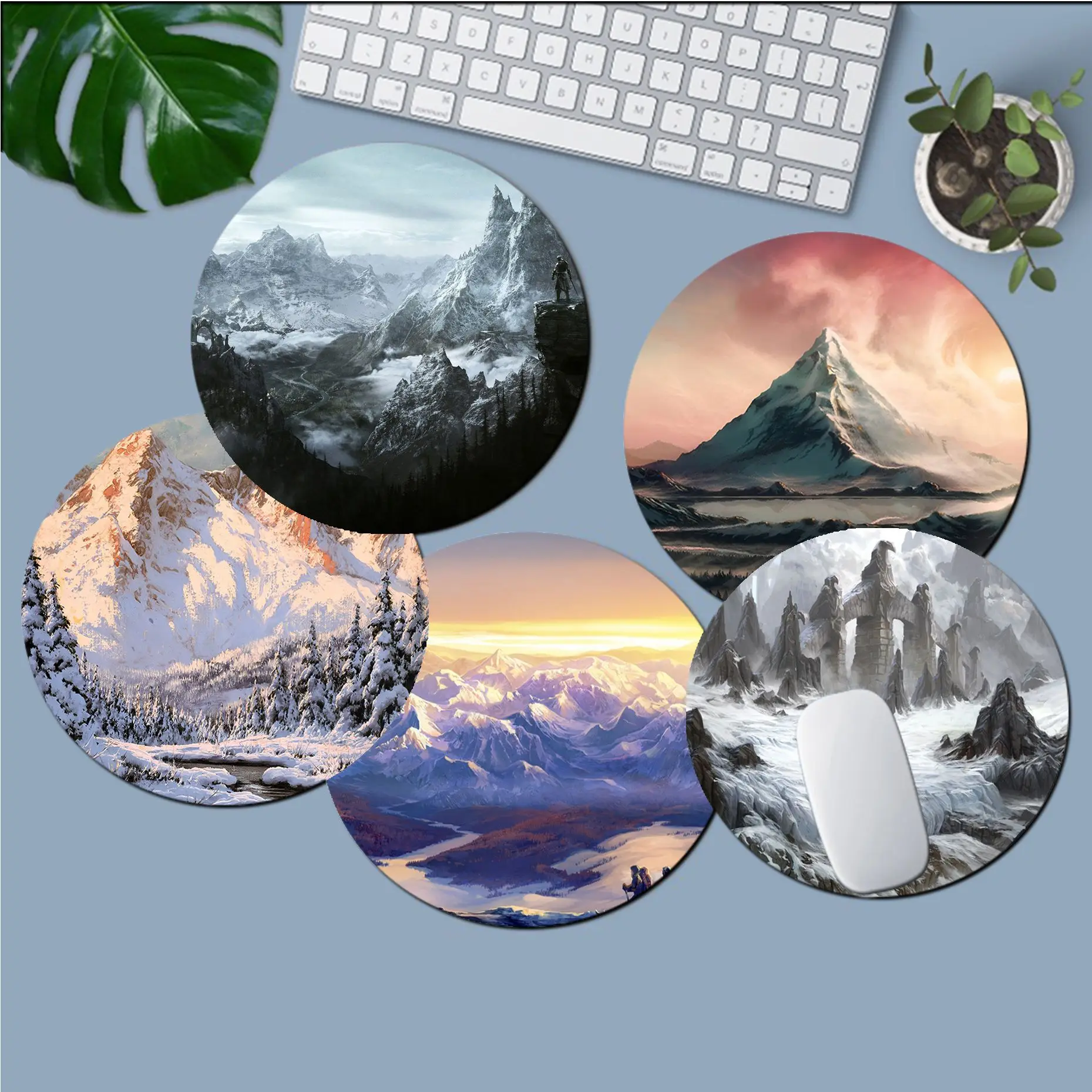 Snowy Mountain Anime Non-slip Round Desktop Desk Mat Kawaii Gaming Accessories Students Writing Pad Mouse Pad For Girls Bedroom
Snowy Mountain Anime Non-slip Round Desktop Desk Mat Kawaii Gaming Accessories Students Writing Pad Mouse Pad For Girls Bedroom