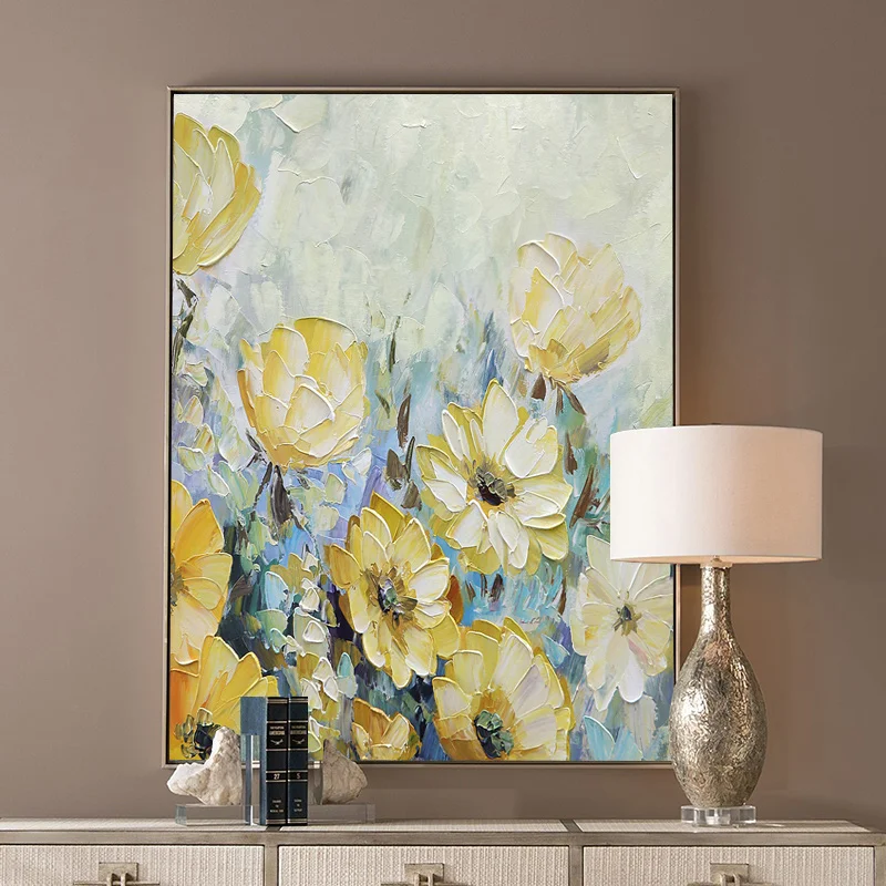 Hand-painted Oil Painting Abstract Flower Decoration Painting Living Room Corridor Hanging Painting Thick Oil Knife Painting
Hand-painted Oil Painting Abstract Flower Decoration Painting Living Room Corridor Hanging Painting Thick Oil Knife Painting