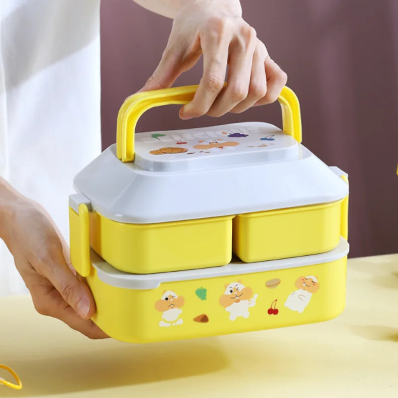Creative Double-layer Compartment Lunch Box Kawaii Lunch Box for Kids School Picnic Bento Box Microwave Food Storage Containers
Creative Double-layer Compartment Lunch Box Kawaii Lunch Box for Kids School Picnic Bento Box Microwave Food Storage Containers