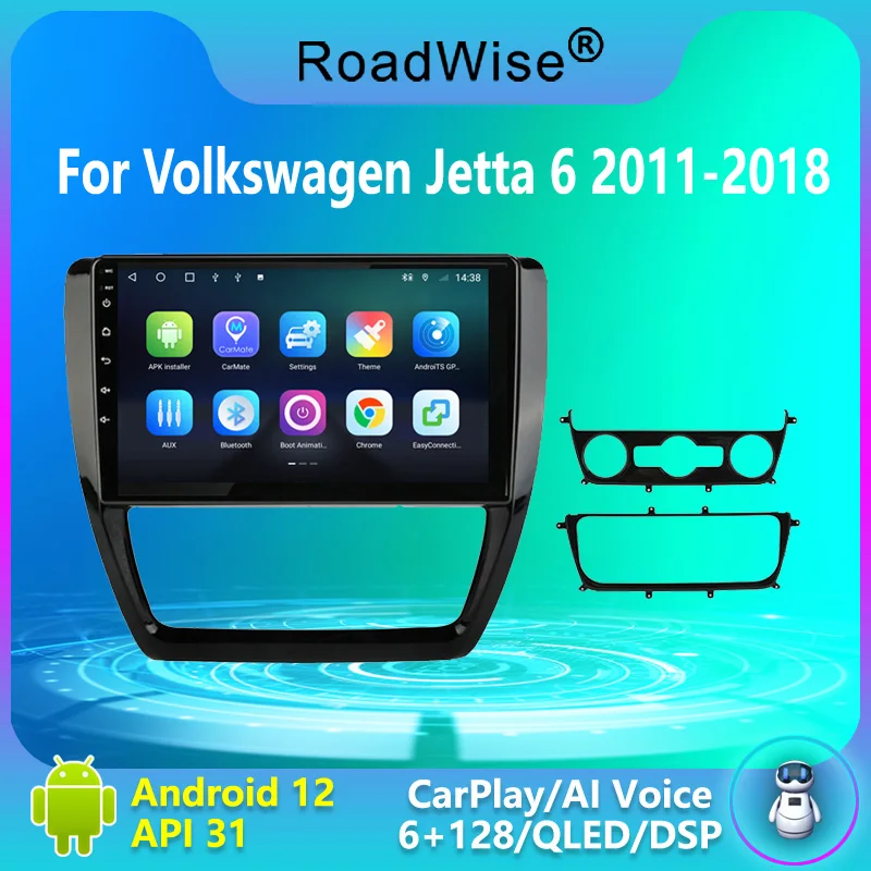 Roadwise Android Auto Radio For VW Volkswagen Jetta 6 2011 2012 2013 2014- 2018 Carplay 4G Car Multimedia DVD GPS 2din autoradio
Roadwise Android Auto Radio For VW Volkswagen Jetta 6 2011 2012 2013 2014- 2018 Carplay 4G Car Multimedia DVD GPS 2din autoradio