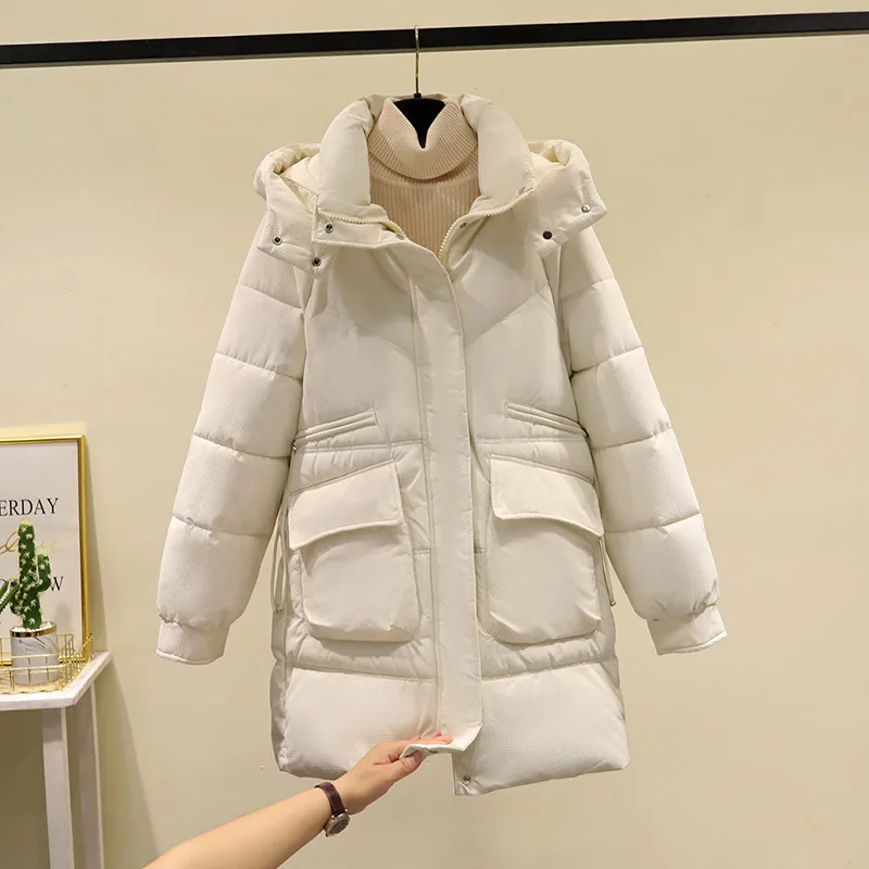 Cotton Coat Women's Mid-length 2023 Winter Clothes New Loose Fashion Casual Waist Thickened Down Padded Loose Coat
Cotton Coat Women's Mid-length 2023 Winter Clothes New Loose Fashion Casual Waist Thickened Down Padded Loose Coat