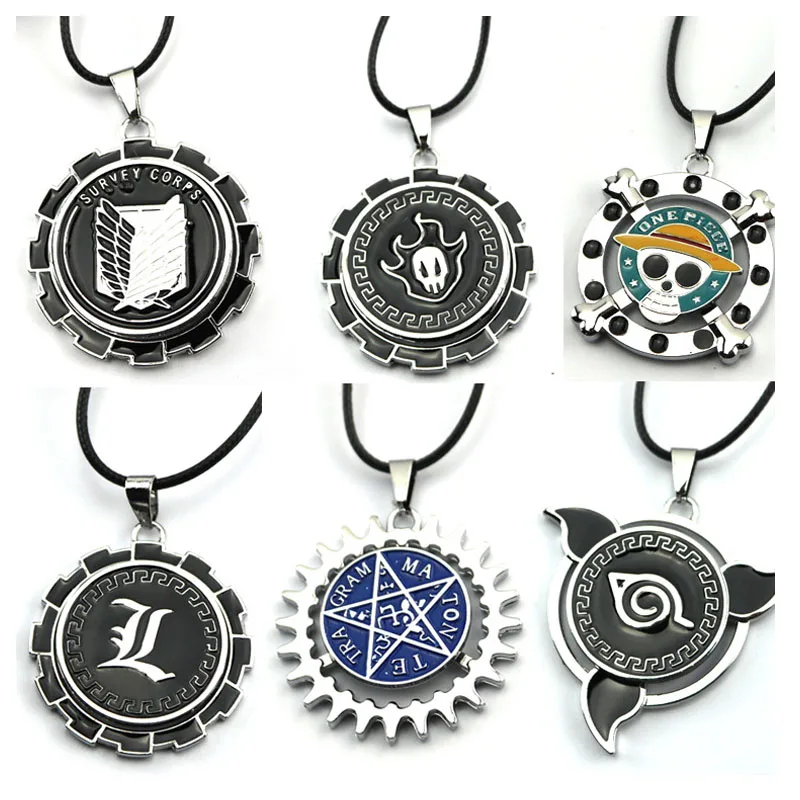 Animation Necklace Accessories Naruto One Piece Figures Pendant Cartoon Fashion Anime Necklace Swivel Decorations Birthday Gift
Animation Necklace Accessories Naruto One Piece Figures Pendant Cartoon Fashion Anime Necklace Swivel Decorations Birthday Gift