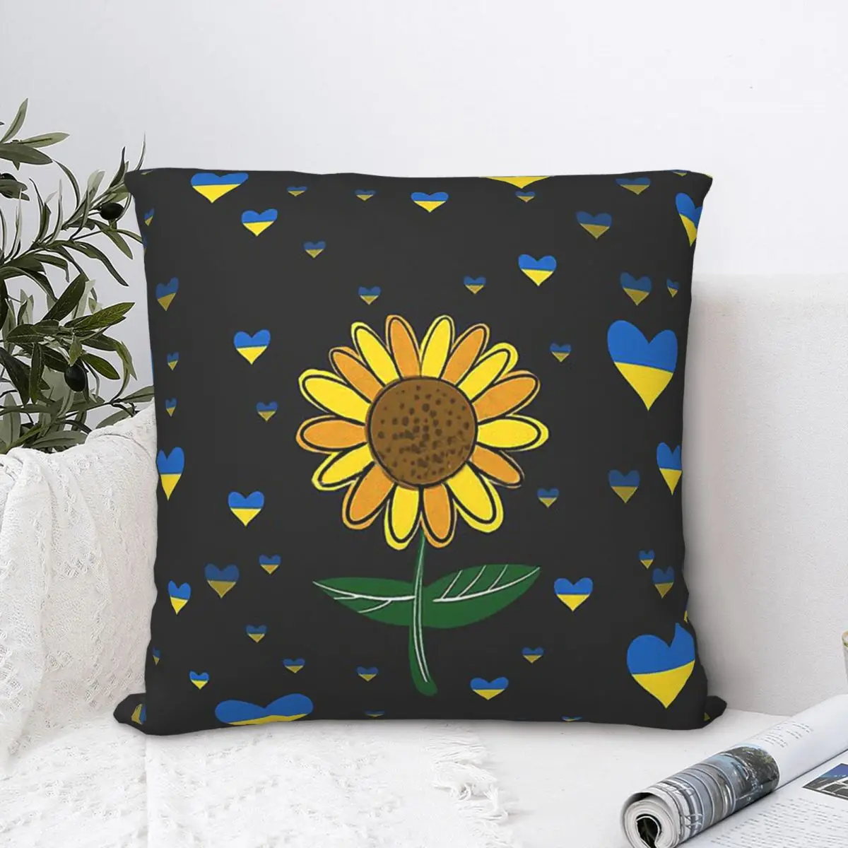 Sunflower Hearts Throw Pillow Case Ukraine Ukrainian Cushion Home Sofa Chair Print Decorative Hug Pillowcase
Sunflower Hearts Throw Pillow Case Ukraine Ukrainian Cushion Home Sofa Chair Print Decorative Hug Pillowcase