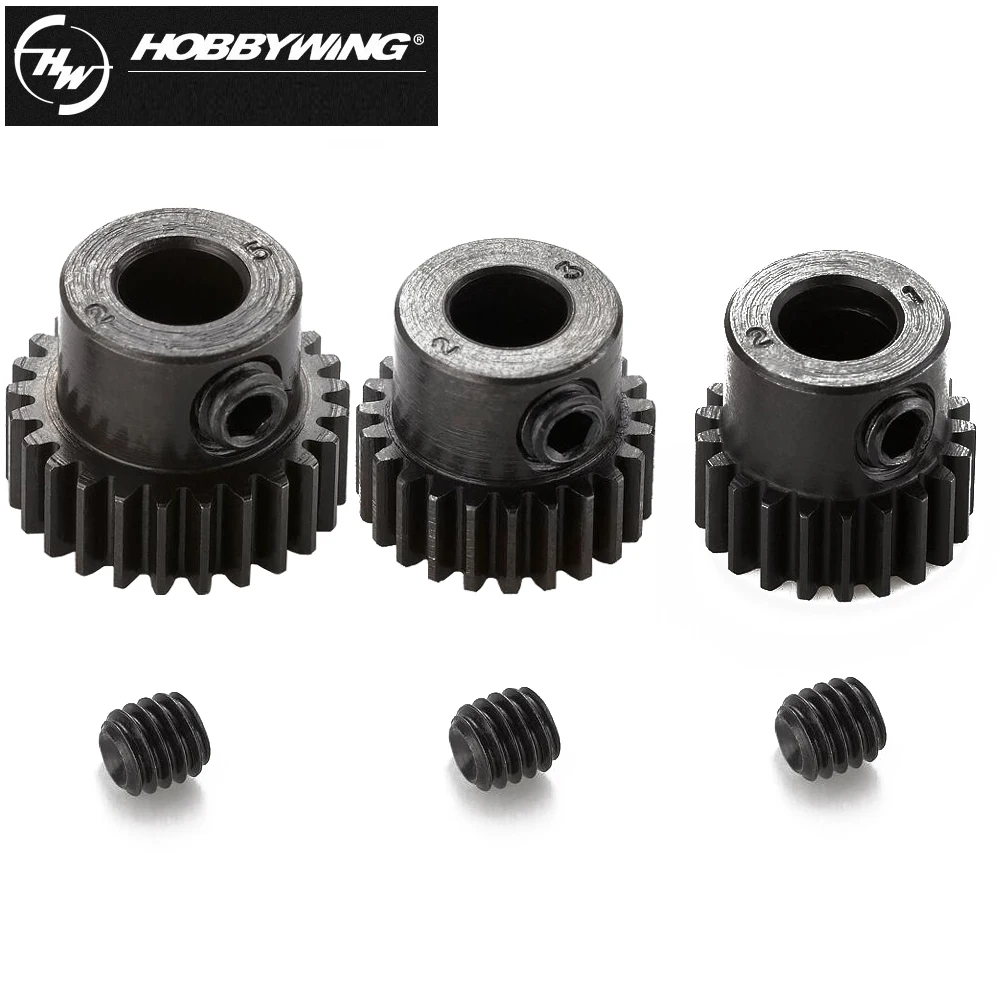 Hobbywing 48P 23T/21T/25T 5mm Shaft Steel Pinion Gear For RC Hobby Motor Gear 1/10th SCT/Truck/Monster
Hobbywing 48P 23T/21T/25T 5mm Shaft Steel Pinion Gear For RC Hobby Motor Gear 1/10th SCT/Truck/Monster