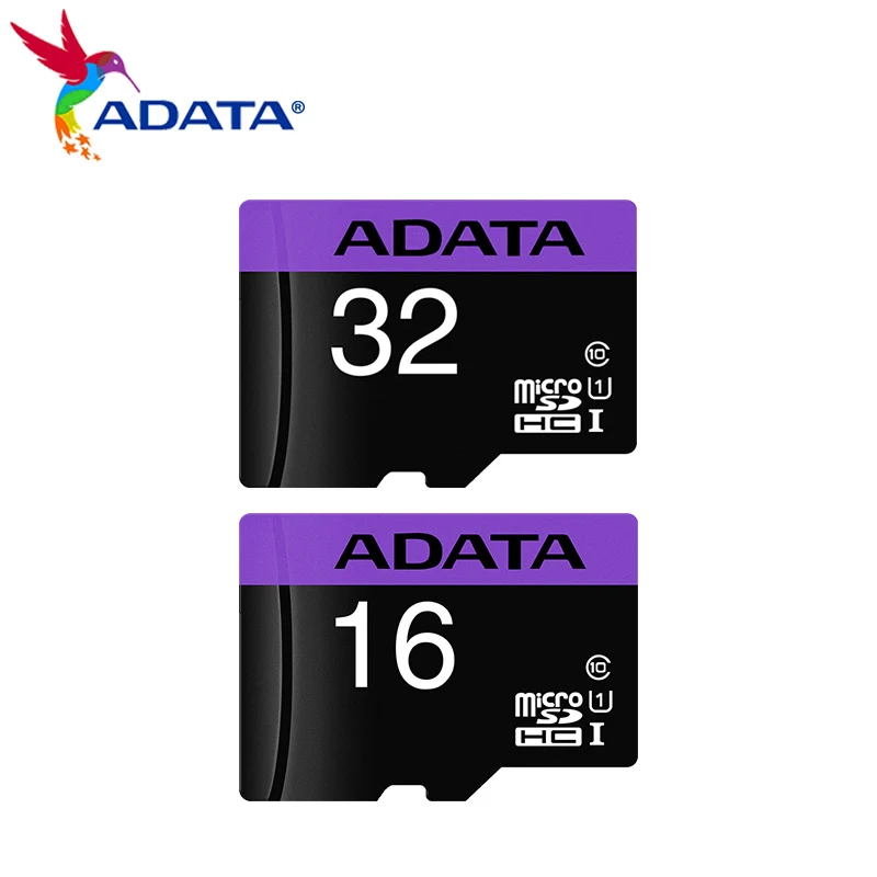 

100% Original ADATA Micro SDHC 16GB 32GB TF Flash Memory Card High Speed Class 10 U1 TF Storage Card for Phone