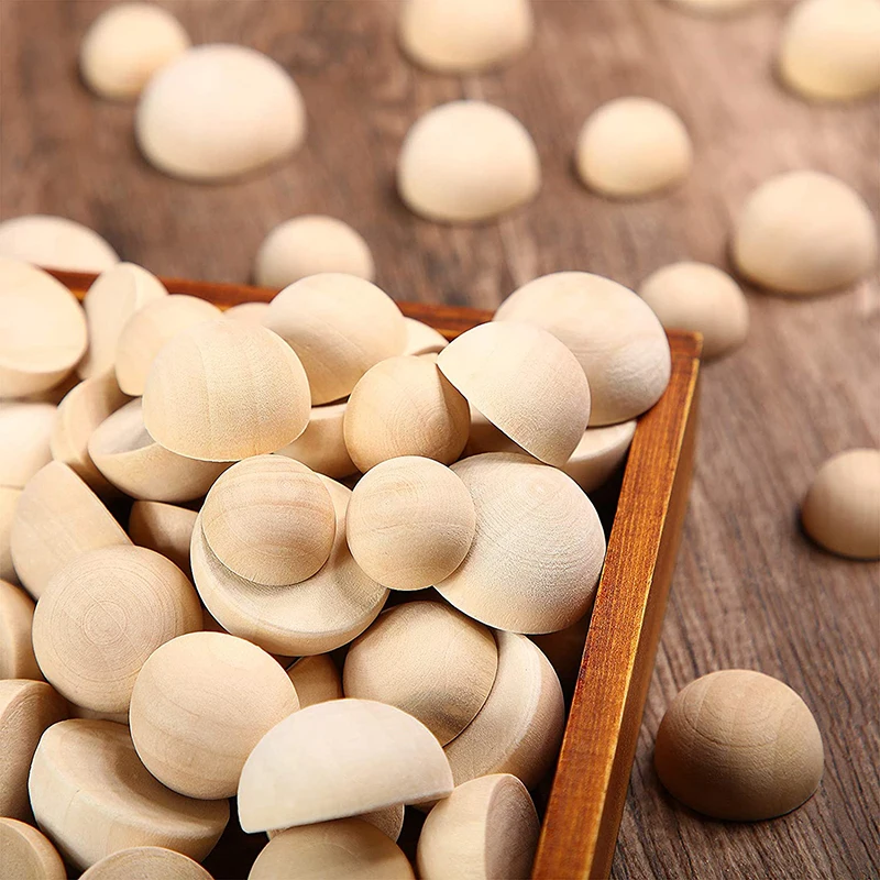 50pcs Natural Half Wooden Beads Unfinished Split Round Wood Balls For Craft Paint Kids Arts Make Gnome Noses Christmas Decorate
50pcs Natural Half Wooden Beads Unfinished Split Round Wood Balls For Craft Paint Kids Arts Make Gnome Noses Christmas Decorate