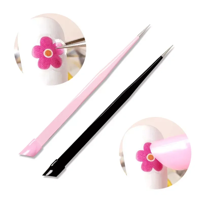NEW2023 Double Ended Nail Tweezers with Pressing Head 3D Nail Stickers Rhinestones Pick Up Clip Eyelash Extension Makeup Tools
NEW2023 Double Ended Nail Tweezers with Pressing Head 3D Nail Stickers Rhinestones Pick Up Clip Eyelash Extension Makeup Tools