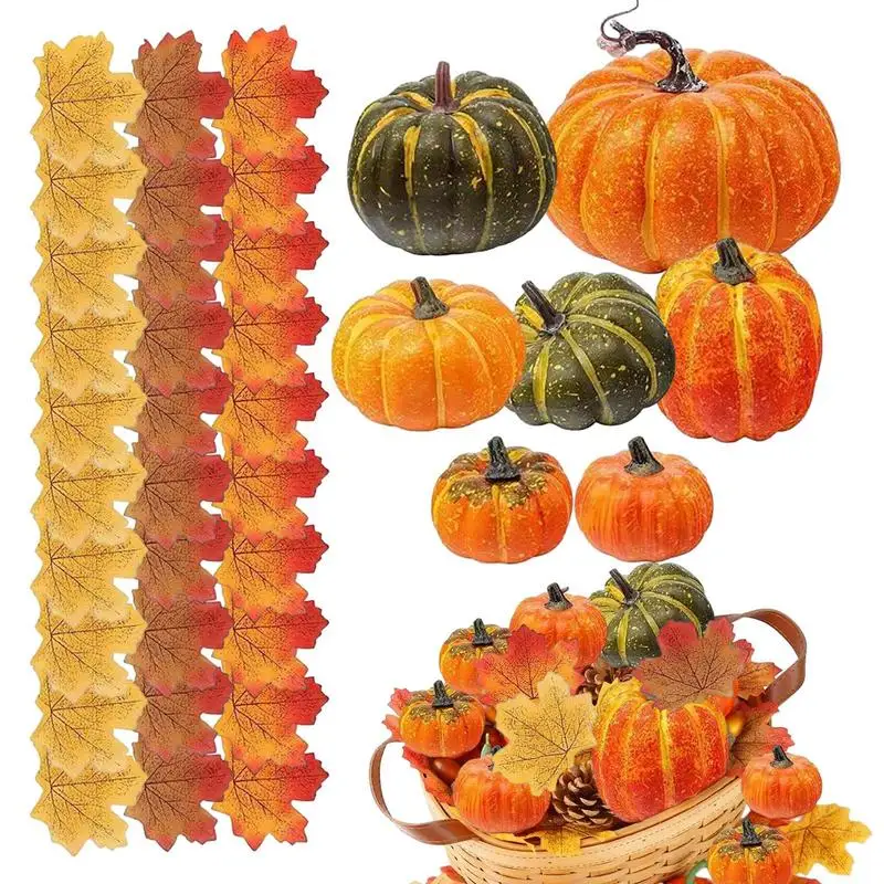 

Foam Pumpkins For Crafts 37 PCS Artificial Harvest Decoration Pumpkins For Decorating Halloween Thanksgiving Pumpkin Decor