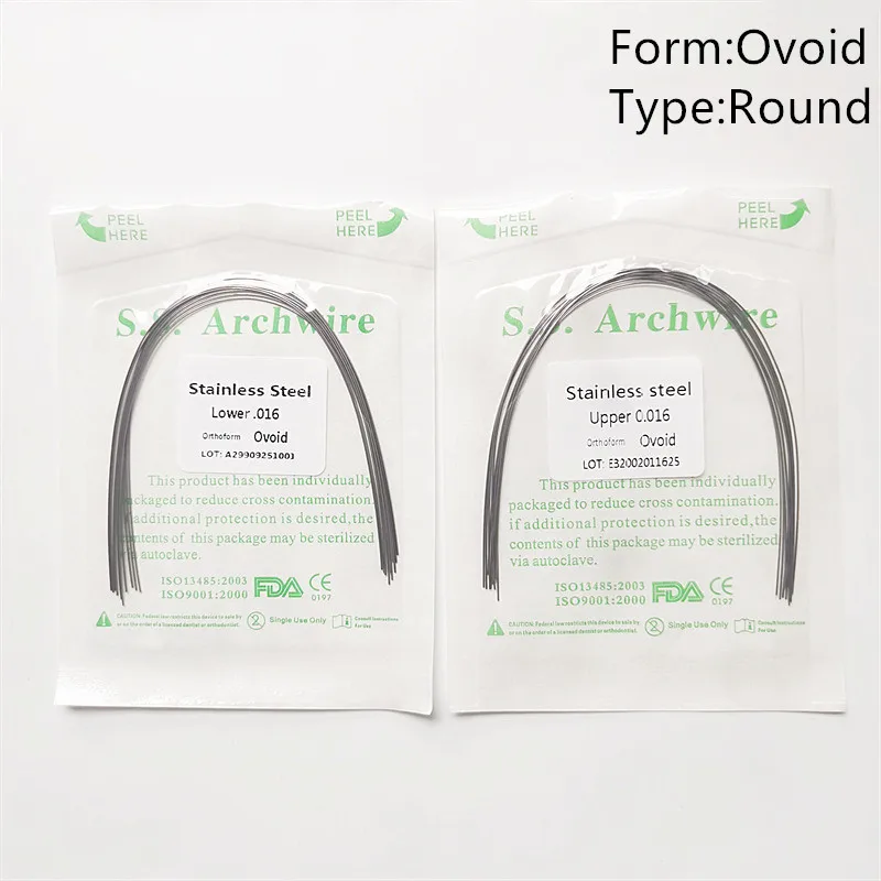 016, стоматологическая круглая проволока из нержавеющей стали, Овальный фиксатор, арка, круглая проволока, овообразная форма, верхний и нижни... 
016, стоматологическая круглая проволока из нержавеющей стали, Овальный фиксатор, арка, круглая проволока, овообразная форма, верхний и нижни...
