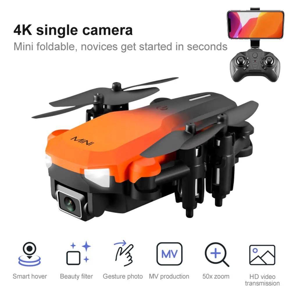 KK9 Single / Dual Camera Optical Flow Aerial Photo RC Drone Helicopter Obstacle Avoidance Altitude Hold WiFi Foldable Quadcopter
KK9 Single / Dual Camera Optical Flow Aerial Photo RC Drone Helicopter Obstacle Avoidance Altitude Hold WiFi Foldable Quadcopter