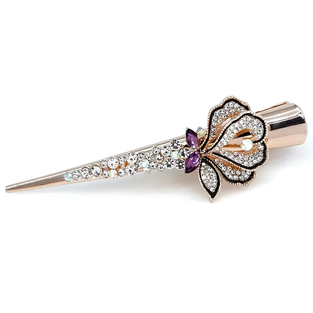 1 Pc Hair Clip Rose Blossom Cowhorn Clip Large Curly Hair Clip Duck Beak Clip Korean Alloy Rhinestone Clip Styling Accessories
1 Pc Hair Clip Rose Blossom Cowhorn Clip Large Curly Hair Clip Duck Beak Clip Korean Alloy Rhinestone Clip Styling Accessories