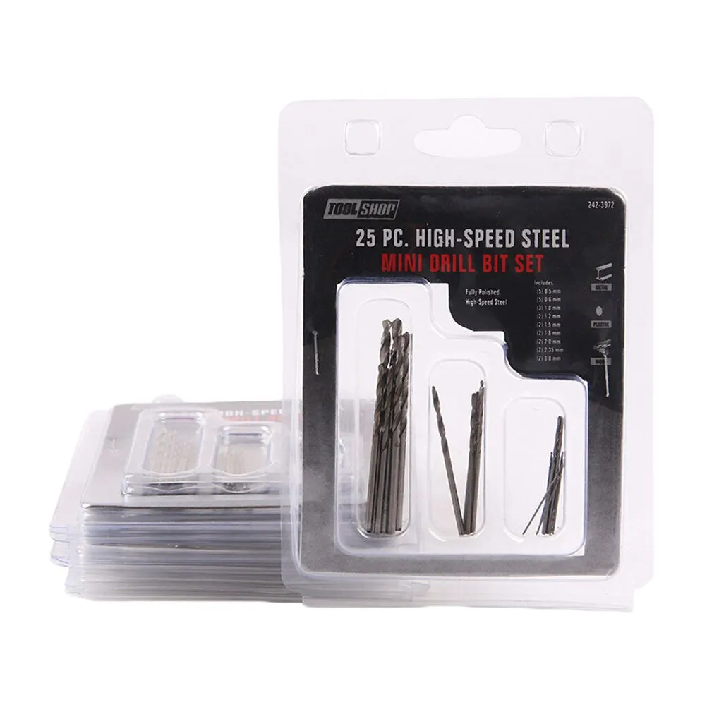 25Pcs Hss Micro Twist Drill Bit Set 0.5mm~3mm High Speed Steel Pcb Mini Drill Jewelry Tools Bit Hot
25Pcs Hss Micro Twist Drill Bit Set 0.5mm~3mm High Speed Steel Pcb Mini Drill Jewelry Tools Bit Hot