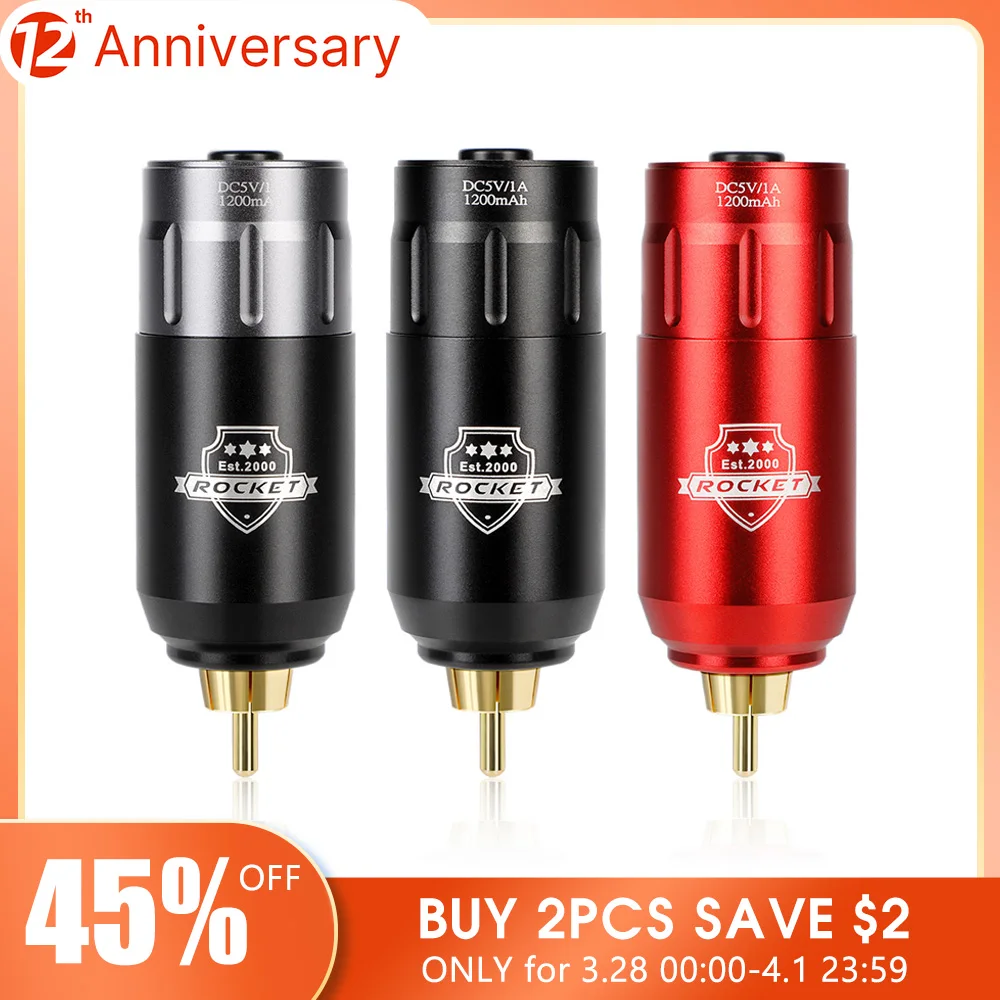 Wireless Rocket Tattoo Power Supply for Tattoo Rotary Machine Pen RCA Connection Tattoo Power Supply Mini Tattoo Power
Wireless Rocket Tattoo Power Supply for Tattoo Rotary Machine Pen RCA Connection Tattoo Power Supply Mini Tattoo Power