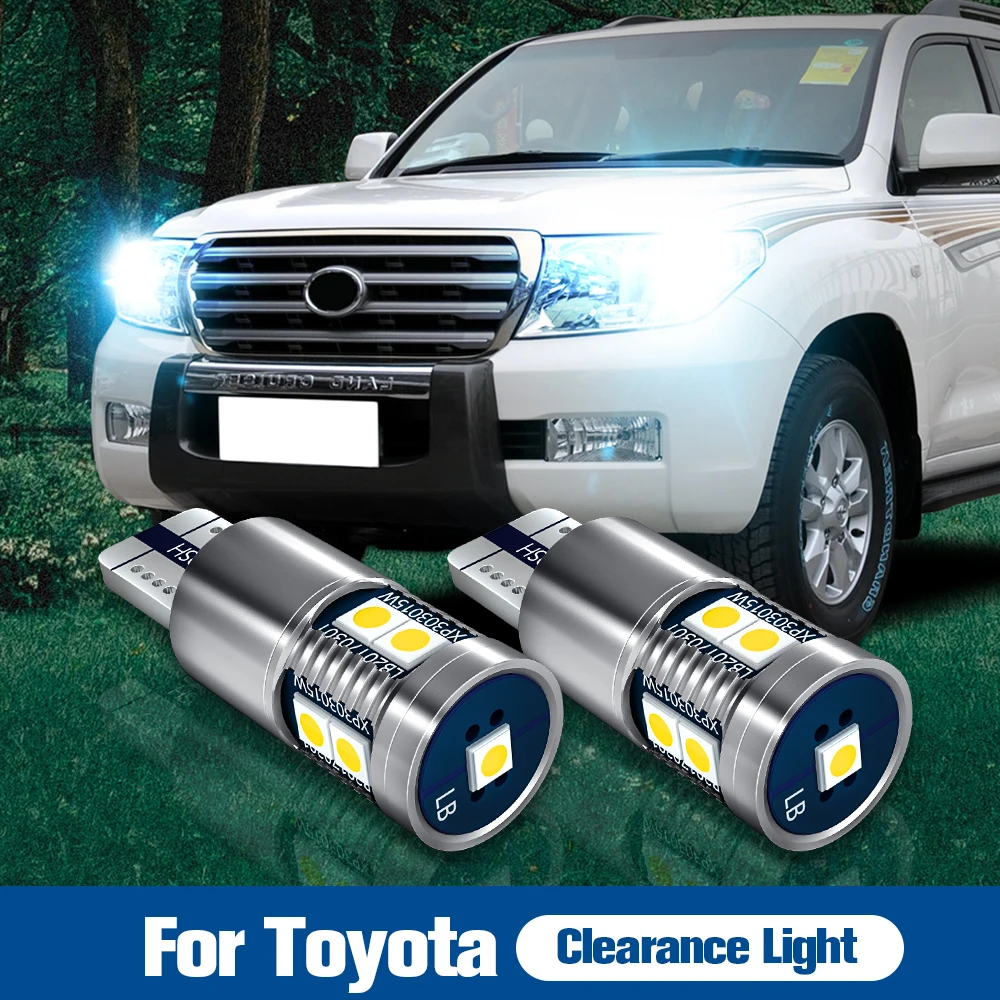 2pcs LED Clearance Light Bulb Lamp W5W T10 Canbus For Toyota Avensis T22 T25 T27 Hiace Hilux Land Cruiser 100 200 Verso Rav4
2pcs LED Clearance Light Bulb Lamp W5W T10 Canbus For Toyota Avensis T22 T25 T27 Hiace Hilux Land Cruiser 100 200 Verso Rav4