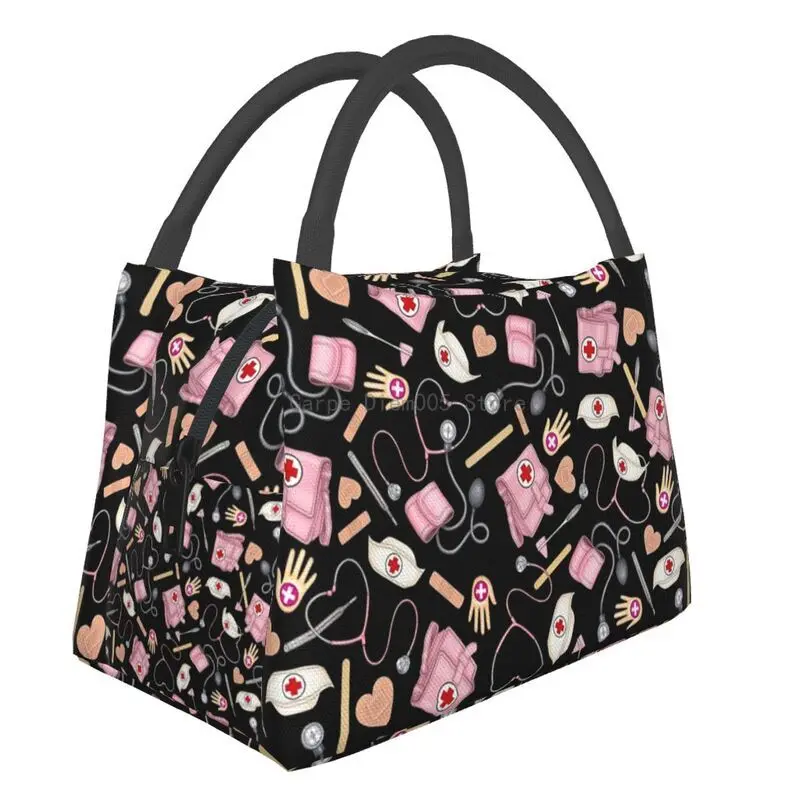 Cartoon Nursing Nurse Lunch Bag Portable Warm Cooler Insulated Lunch Box for Men Women Picnic Camping Work School Food Bento Box
Cartoon Nursing Nurse Lunch Bag Portable Warm Cooler Insulated Lunch Box for Men Women Picnic Camping Work School Food Bento Box