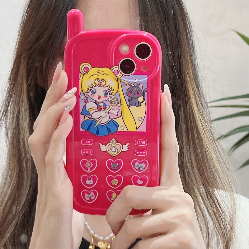 KawaiI Cute Cartoon Sailors Moons Phone Case For iPhone 14 13 12 11 Pro Xs Max Xr X Shockproof Soft Silicone Cover
KawaiI Cute Cartoon Sailors Moons Phone Case For iPhone 14 13 12 11 Pro Xs Max Xr X Shockproof Soft Silicone Cover