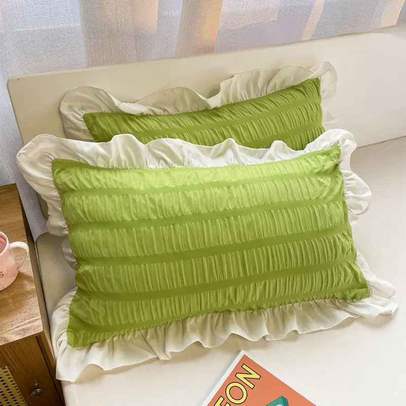 1 PC Girls Pillow Case Solid Pillow Cover Europe Luxury Ruffle Design Sweet Princess Pillowcase
1 PC Girls Pillow Case Solid Pillow Cover Europe Luxury Ruffle Design Sweet Princess Pillowcase