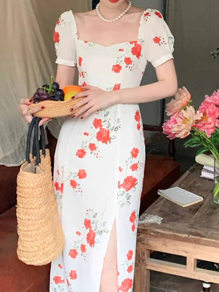 Floral Bodycon Midi Women Summer Party Dress Short Sleeve Elegant Slim Sexy Maxi Vestidos Femme Fashion One Pieces Robe
Floral Bodycon Midi Women Summer Party Dress Short Sleeve Elegant Slim Sexy Maxi Vestidos Femme Fashion One Pieces Robe