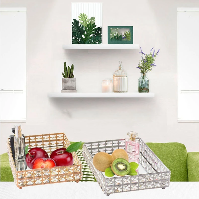 1PC Square Crystal Tray Household Cosmetics Storage Pallet Fruit Container Snacks Plate Wedding Decor Supplies
1PC Square Crystal Tray Household Cosmetics Storage Pallet Fruit Container Snacks Plate Wedding Decor Supplies