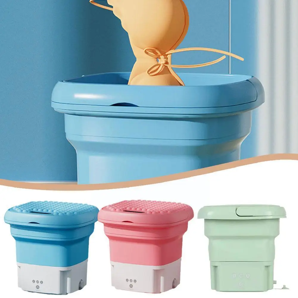 Мини стиральная машина для одежды с ведром для стирки носков нижнего белья Портативная Складная Стиральная машина с сушкой Centr B6B6 
Мини стиральная машина для одежды с ведром для стирки носков нижнего белья Портативная Складная Стиральная машина с сушкой Centr B6B6