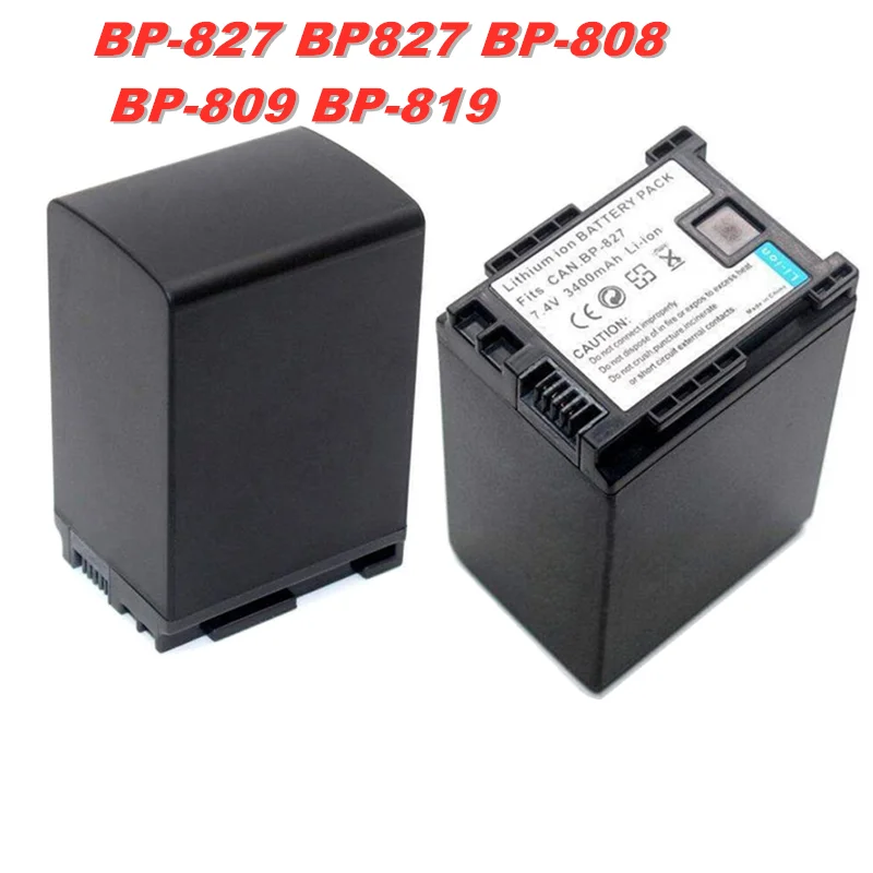 1Pcs 3400mAh BP-827 BP827 BP-808 BP-809 BP-819 Batterie für Canon HG31 XA10 HF20 HF10 HF100 HF100E HG20 HG21 HF11 HFS100, BP 827
1Pcs 3400mAh BP-827 BP827 BP-808 BP-809 BP-819 Batterie für Canon HG31 XA10 HF20 HF10 HF100 HF100E HG20 HG21 HF11 HFS100, BP 827