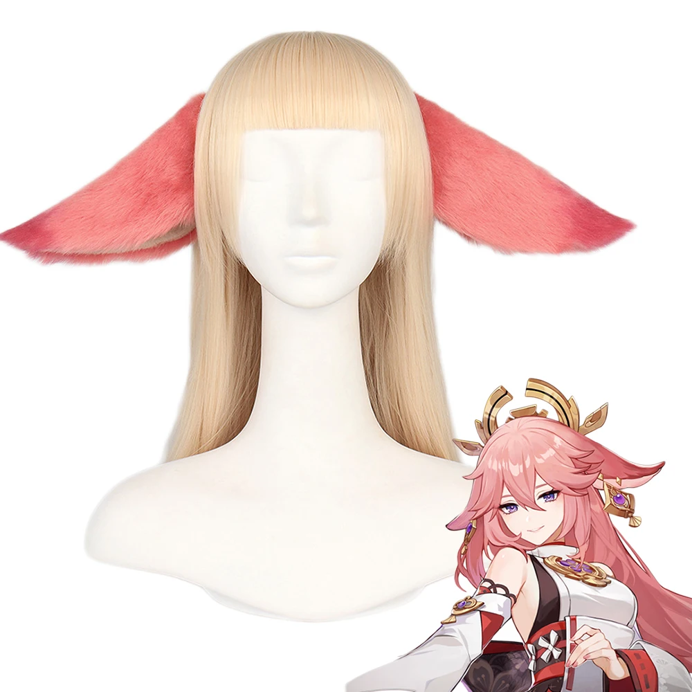 Game Genshin Impact Yae Miko Cosplay Headband Women Plush Fox Ears Headwear Props Accessories Fur Hair Hoops Accessories Party
Game Genshin Impact Yae Miko Cosplay Headband Women Plush Fox Ears Headwear Props Accessories Fur Hair Hoops Accessories Party