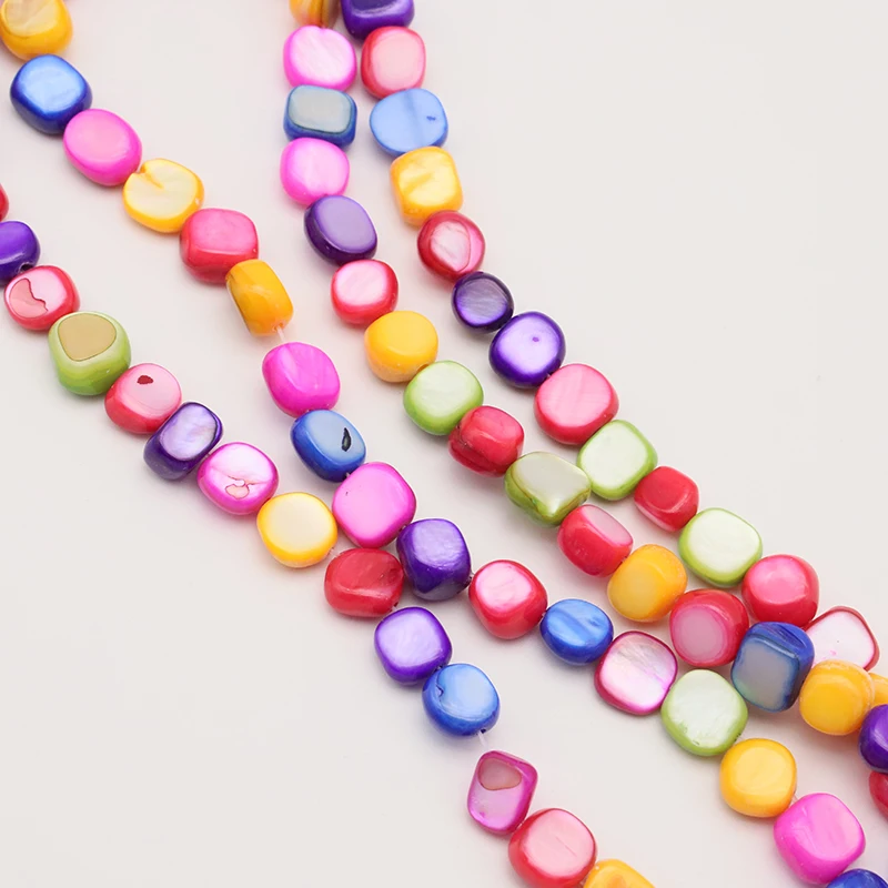 100PCS Colored Freshwater Shell Irregular Beads DIY Jewelry Findings Beads Round Shape Shell Chip Loose Beads For Jewelry Making
100PCS Colored Freshwater Shell Irregular Beads DIY Jewelry Findings Beads Round Shape Shell Chip Loose Beads For Jewelry Making