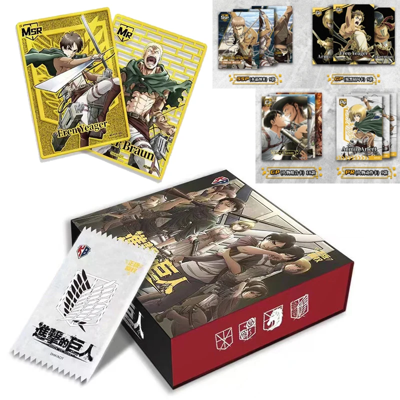 New style Attack on Titan Mikasa Ackerman Anime character bronzing collection box card Christmas birthday gift Children's toys
New style Attack on Titan Mikasa Ackerman Anime character bronzing collection box card Christmas birthday gift Children's toys